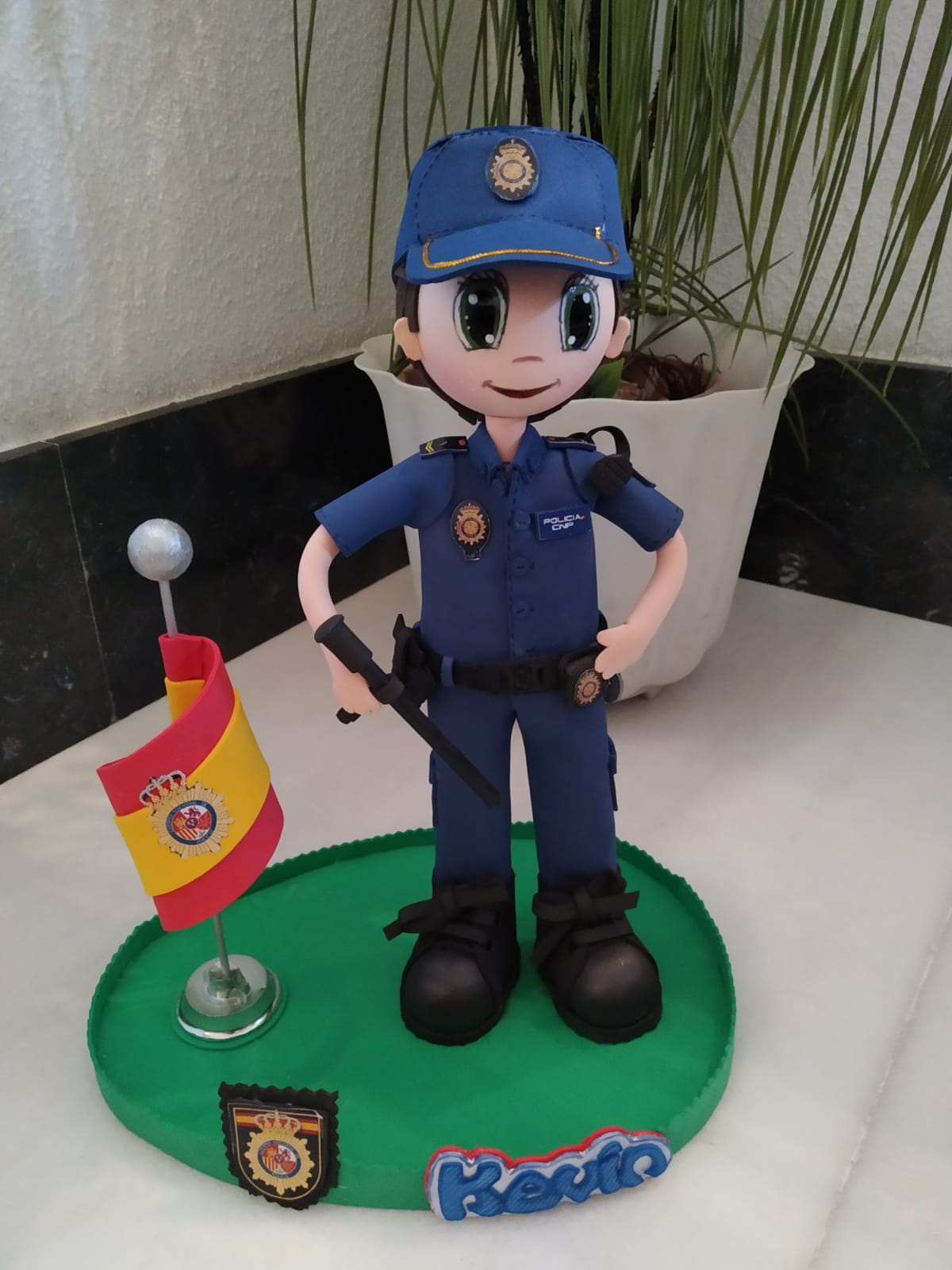 Fofucha Personalizada policia local 